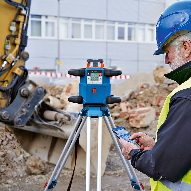 Laser rotatif BOSCH GRL 600 CHV Professional + MIRE GR 240 + Trepied BT 170
