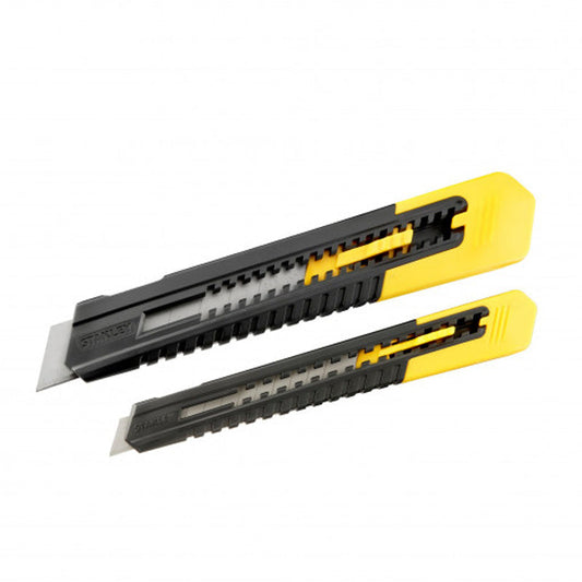 Lot de 2 cutters 9 et 18 mm sm - STANLEY - STHT10202-0