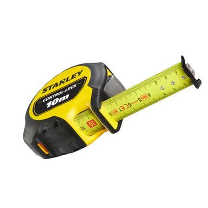 Mesure 10 m x 25 mm double marquage magnétique control-lock - STANLEY - STHT37233-0