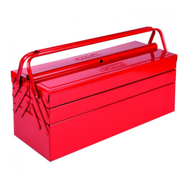 Caisse à outils métallique, 5 compartiments, L.420 mm  - KS TOOLS - 999.0120