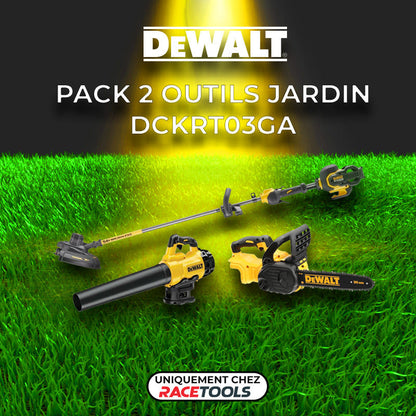 Pack 3 outils DWT Débrousailleuse + Tronçonneuse + Souffleur + 2 batteries + chargeur