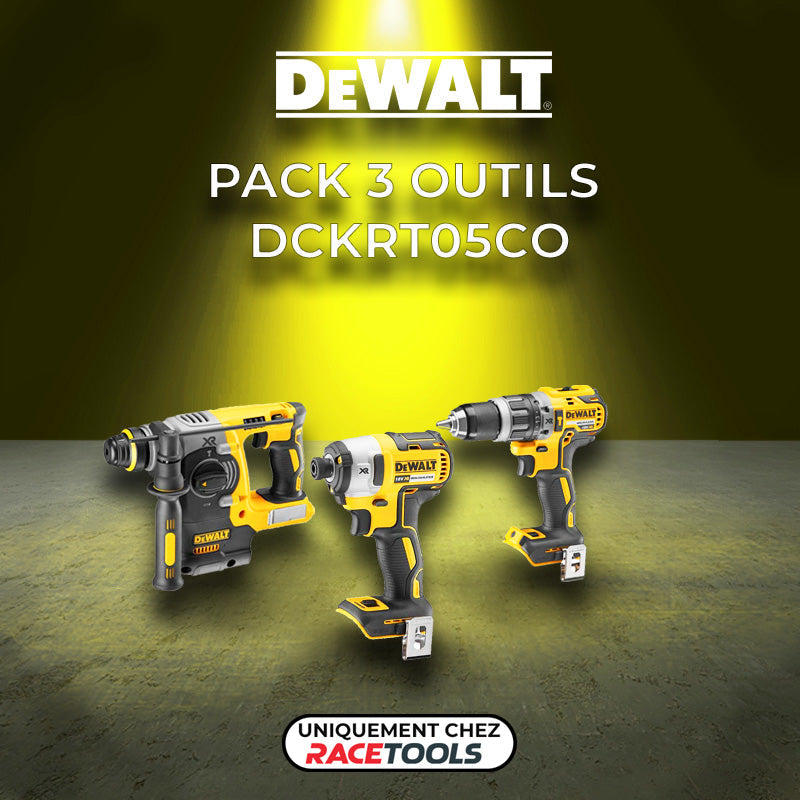 Pack 3 outils DWT DCKRT05 Perceuse + visseuse à choc + perforateur SDS-plus + 2 batteries + chargeur