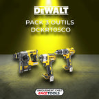 Pack 3 outils DWT DCKRT05 Perceuse + visseuse à choc + perforateur SDS-plus + 2 batteries + chargeur