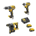 Pack 3 outils DWT DCKRT05 Perceuse + visseuse à choc + perforateur SDS-plus + 2 batteries + chargeur