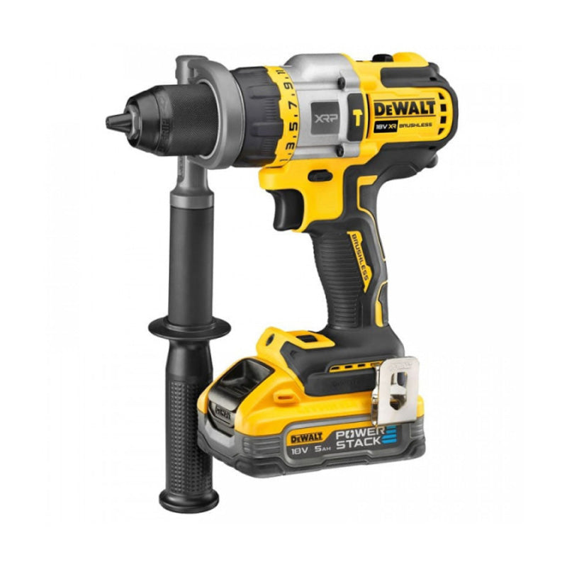 Pack 2 Outils Brushless DWT DCK2052H2T-QW XR 18V - Perceuse Percussion DCD999 + Visseuse à Chocs DCF850 + 2 batteries POWERSTACK 5Ah Li-Ion + Mallette TSTAK