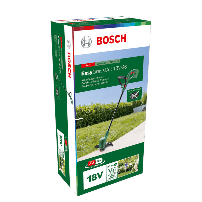 Coupe-bordures sans-fil BOSCH EasyGrassCut 18V-26 (vendu sans batterie)