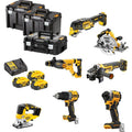 Kit 7 outils XR 18V - DEWALT - avec 3 batteries 18V 5,0 Ah - chargeur - 3 T-Stack - DCK706P3T-QW