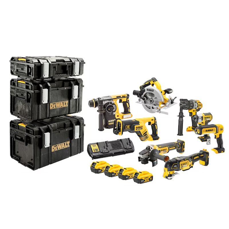 Kit 8 outils DEWALT DCK853P4-QW XR 18V 5Ah Li-Ion