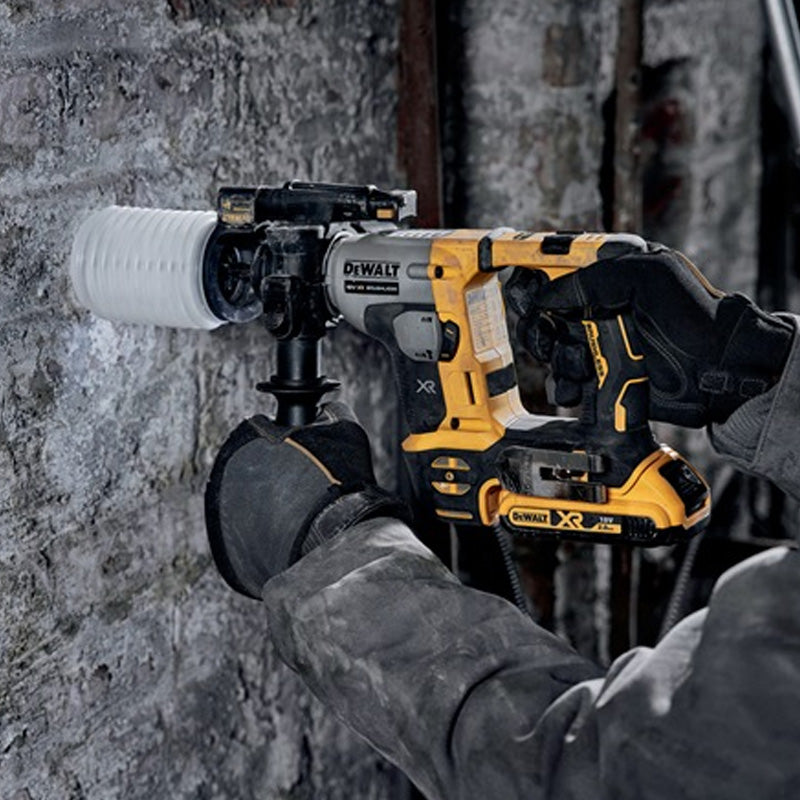 Pack 3 outils 18V DWT DCK355P2T-QW Brushless - Perceuse + perforateur + meuleuse + 2 batteries 5Ah Li-Ion + Coffret