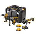 Pack 3 outils 18V DWT DCK355P2T-QW Brushless - Perceuse + perforateur + meuleuse + 2 batteries 5Ah Li-Ion + Coffret