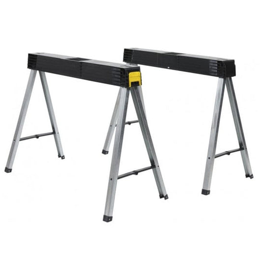 Lot de 2 tréteaux STANLEY  1-97-475 pliables et clipsables charge 350kg