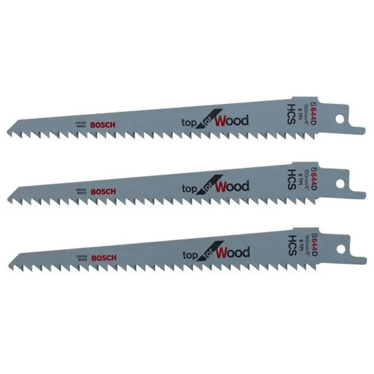 Lot de 3 lames bois pour élagueur BOSCH Keo