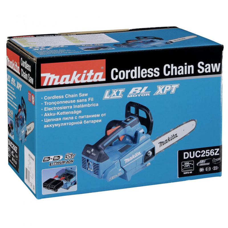 Tronçonneuse d'élagage MAKITA DUC256Z - 2x18V LXT guide de 25 cm (Solo)