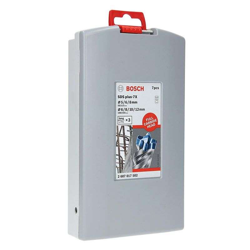 Coffret de 7 forets BOSCH PRO 2607017502 SDS-plus-7X
