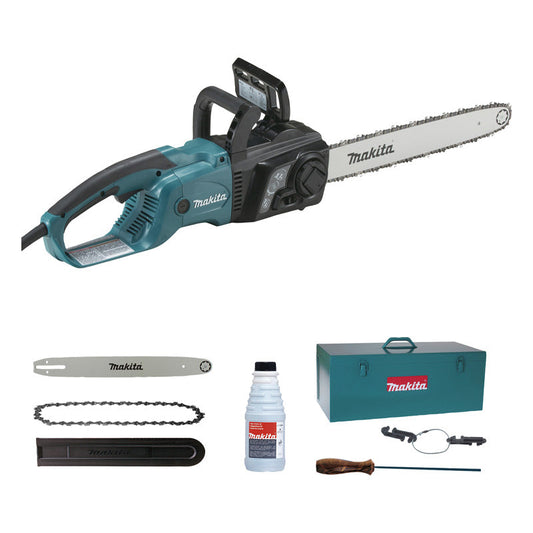 Tronçonneuse électrique MAKITA UC4051AK 2000W 40cm avec kit d'accessoires