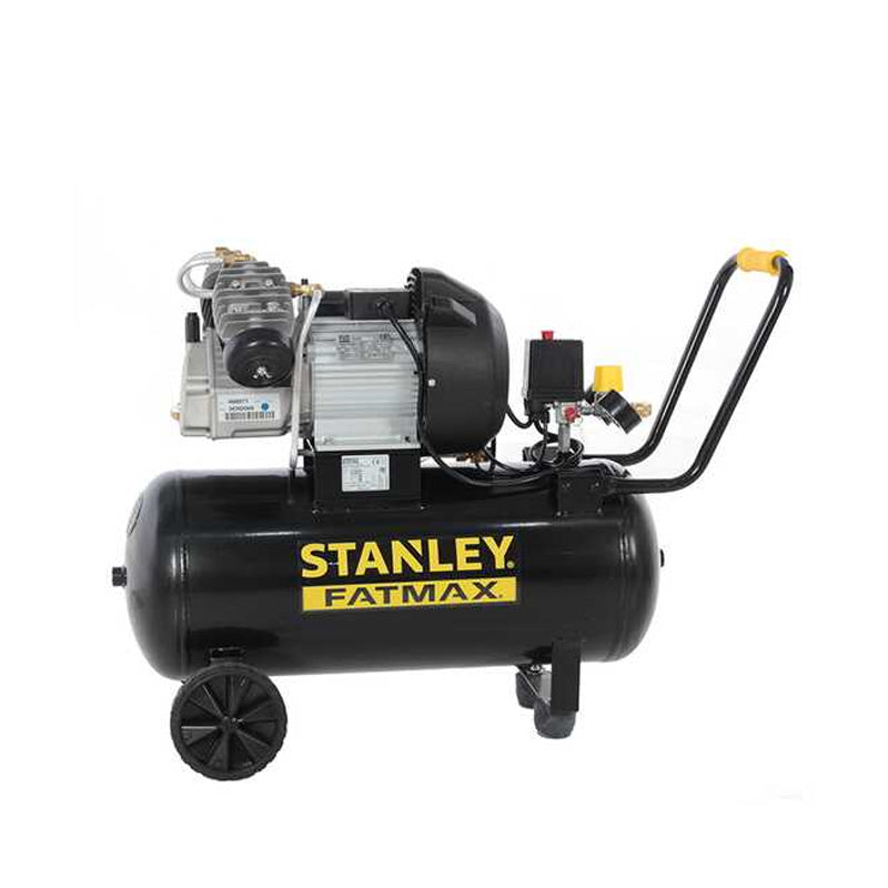 Compresseur 50L 3HP 10 bar bicylindres en V - STANLEY FATMAX - FDV2/400/10/50