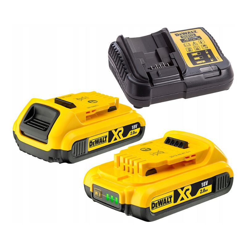 Pack 2 outils DWT DCK2060D2T-QW : Perceuse visseuse à percussion et visseuse à choc 18V Li-Ion avec coffret et 2 batteries 2,0 Ah